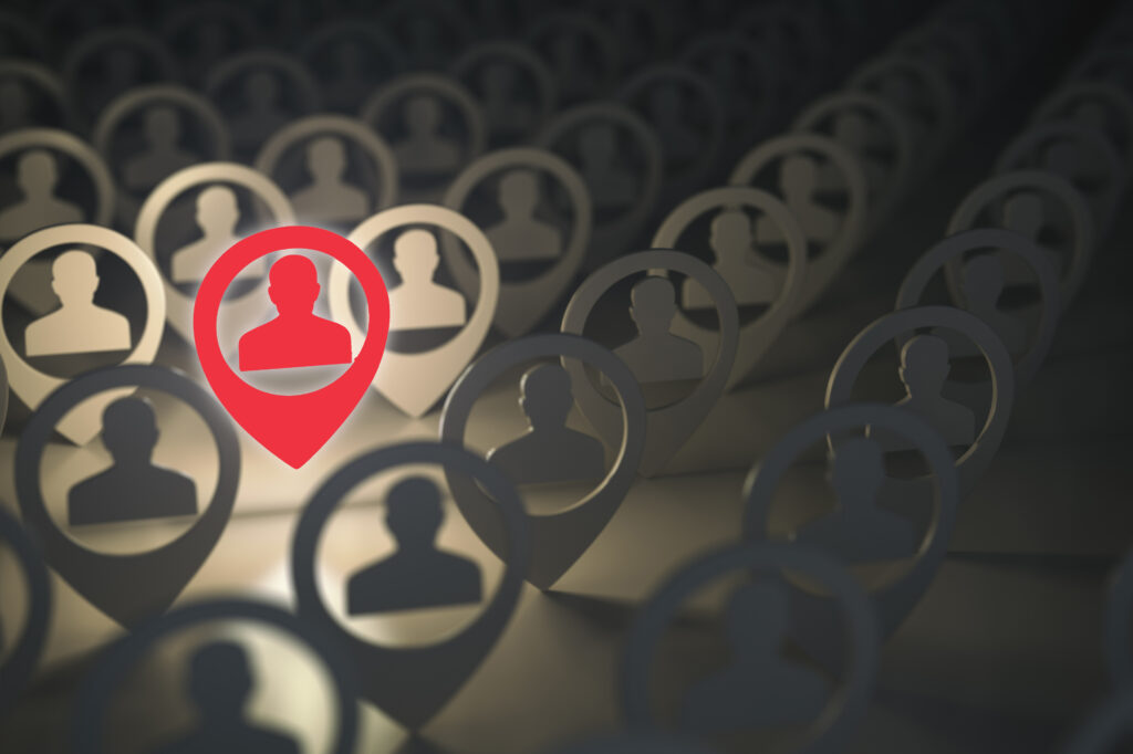 Social media network, searching for professional stuff, employment concept.